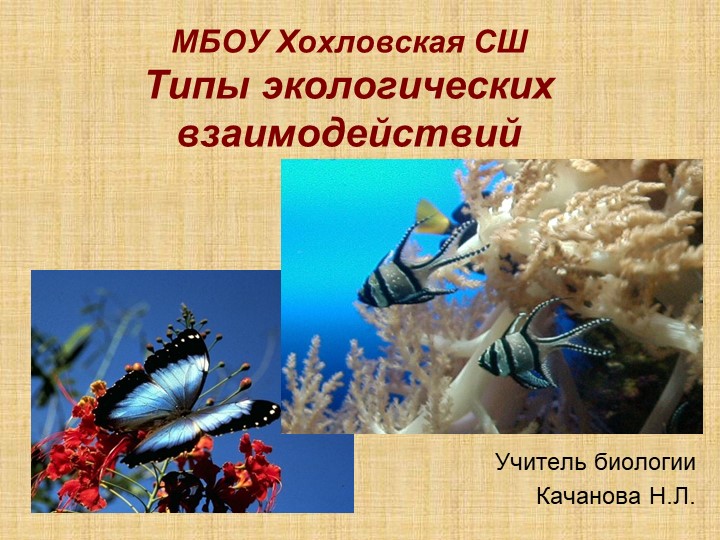 Презентация по биологии "Типы экологических взаимодействий" (11 класс) Учебники, Презентации и Подготовка к Экзаменам для Школьников на Klass-Uchebnik.com