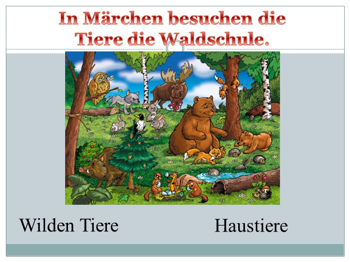 Презентация к уроку немецкого языка в 3 классе "У животных тоже есть летние каникулы? (2 урок) - Учебники, Презентации и Подготовка к Экзаменам для Школьников на Klass-Uchebnik.com