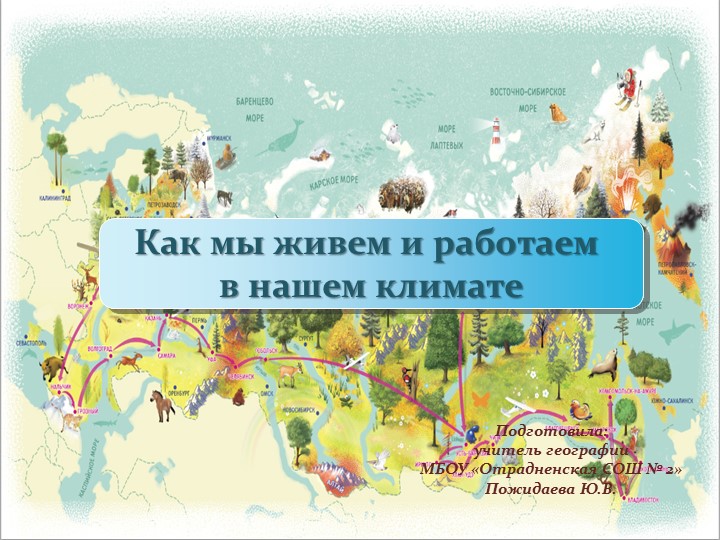 Презентация "Как мы живем и работаем в нашем климате" (8 класс) - Учебники, Презентации и Подготовка к Экзаменам для Школьников на Klass-Uchebnik.com