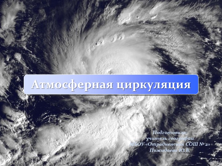 Презентация "Атмосферная циркуляция" (8 класс) - Учебники, Презентации и Подготовка к Экзаменам для Школьников на Klass-Uchebnik.com