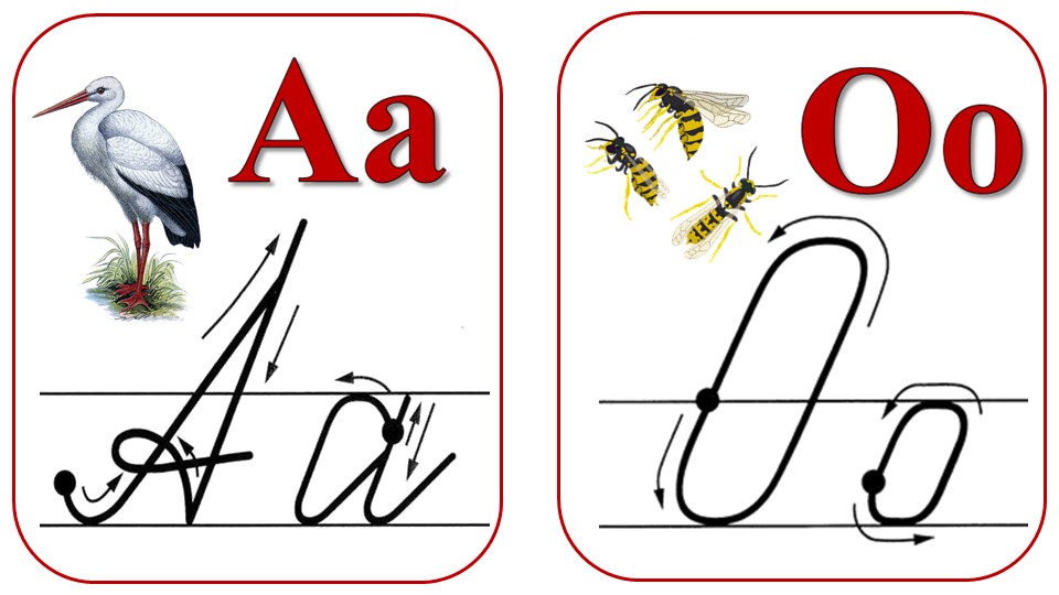 Презентация к азбуке Горецкого "Азбука, буквы по Илюхиной.Карточки" Учебники, Презентации и Подготовка к Экзаменам для Школьников на Klass-Uchebnik.com