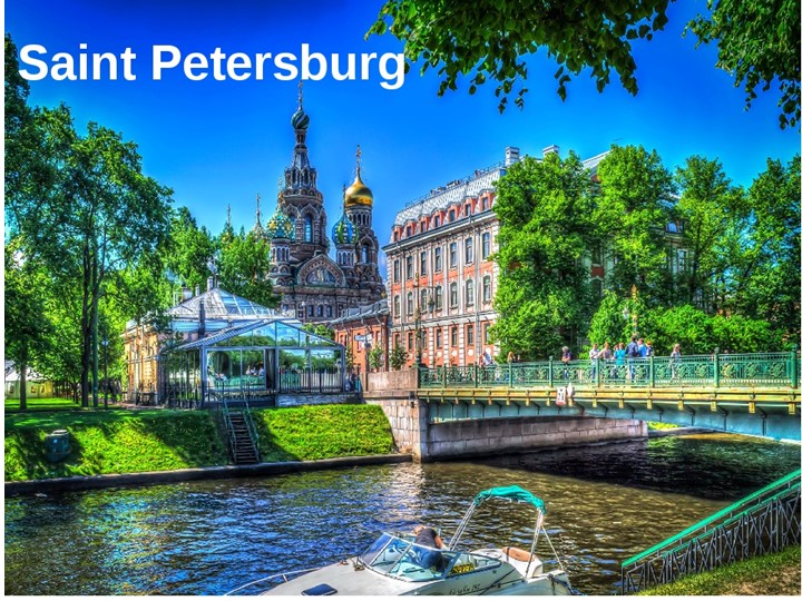 Презентация по английскому языку на тему "Saint Petersburg" - Учебники, Презентации и Подготовка к Экзаменам для Школьников на Klass-Uchebnik.com