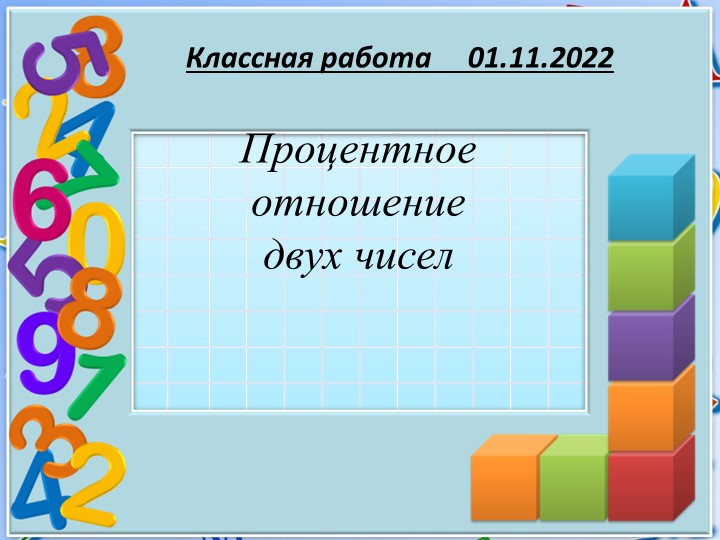 Презентация по математике на тему Процентное отношение двух чисел"" ( 6 класс) - Учебники, Презентации и Подготовка к Экзаменам для Школьников на Klass-Uchebnik.com