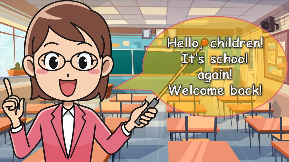 Презентация по английскому языку на тему "School again!" (3 класс) Учебники, Презентации и Подготовка к Экзаменам для Школьников на Klass-Uchebnik.com