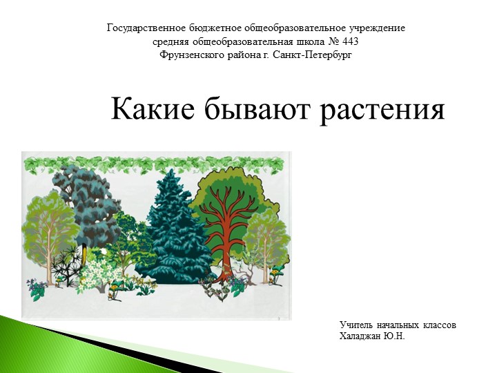 2 класс_Окружающий мир_Какие бывают растения Учебники, Презентации и Подготовка к Экзаменам для Школьников на Klass-Uchebnik.com
