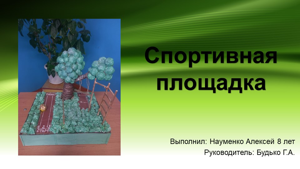 Презентация по внеурочной деятельности воспитанников интерната "Спортивная площадка" Учебники, Презентации и Подготовка к Экзаменам для Школьников на Klass-Uchebnik.com