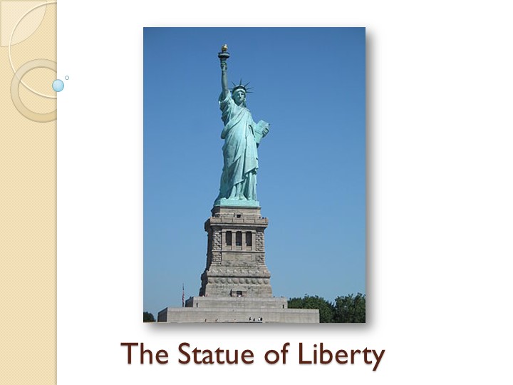 Презентация по английскому языку "Статуя Свободы" (8 класс) Учебники, Презентации и Подготовка к Экзаменам для Школьников на Klass-Uchebnik.com