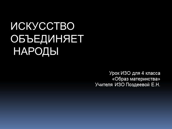 Презентация по ИЗО для 4 класса "Образ материнства" Учебники, Презентации и Подготовка к Экзаменам для Школьников на Klass-Uchebnik.com