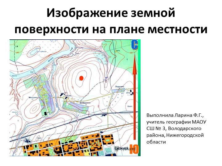 Презентация на тему "Изображение земной поверхности на плане местности" Учебники, Презентации и Подготовка к Экзаменам для Школьников на Klass-Uchebnik.com