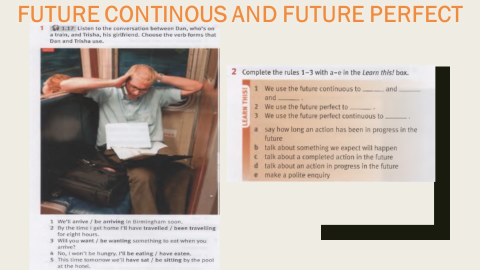 Презентация по английскому языку "Future Continuous and Future Perfect" Учебники, Презентации и Подготовка к Экзаменам для Школьников на Klass-Uchebnik.com