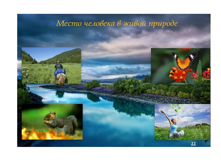 Презентация на тему "Место человека в природе" Учебники, Презентации и Подготовка к Экзаменам для Школьников на Klass-Uchebnik.com