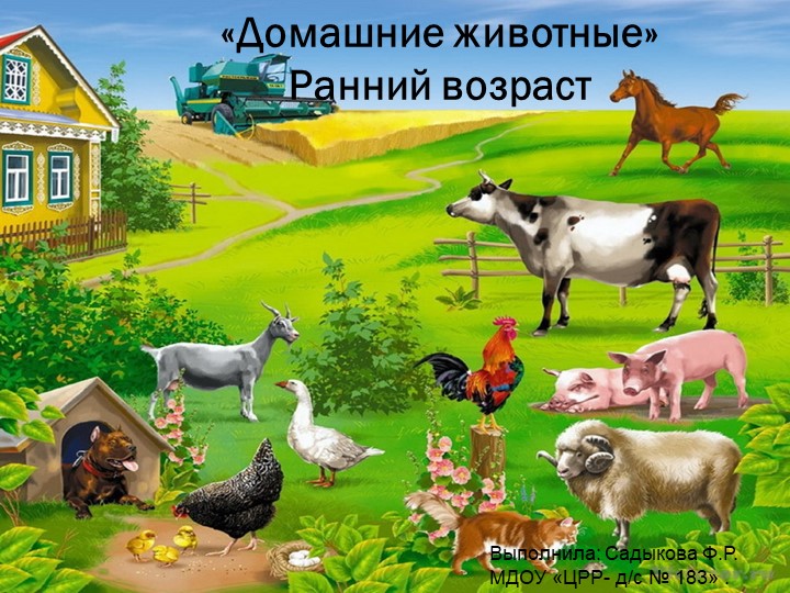 Презентация на тему " Домашние животные" Учебники, Презентации и Подготовка к Экзаменам для Школьников на Klass-Uchebnik.com