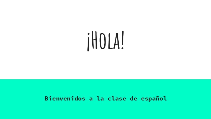 "Презентация-знакомство для первого урока по испанскому языку" Учебники, Презентации и Подготовка к Экзаменам для Школьников на Klass-Uchebnik.com