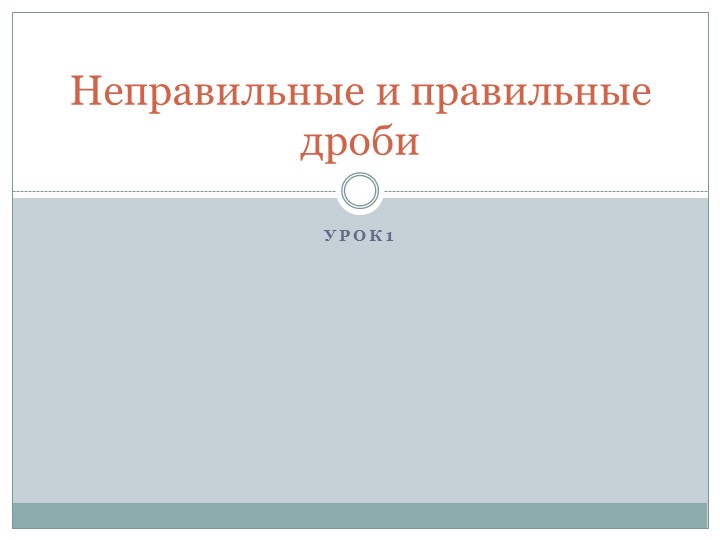 Презентация по математике на тему "Неправельные и правельные дроби" (5 класс) Учебники, Презентации и Подготовка к Экзаменам для Школьников на Klass-Uchebnik.com