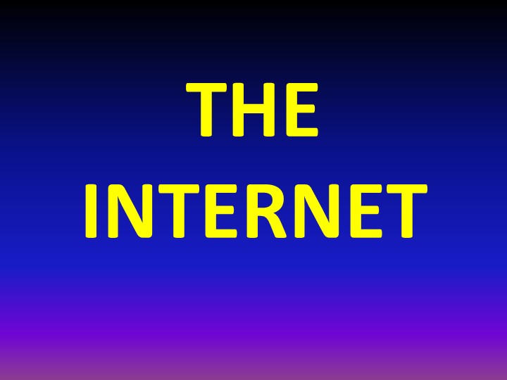 Презентация "Интернет" 9 класс Учебники, Презентации и Подготовка к Экзаменам для Школьников на Klass-Uchebnik.com