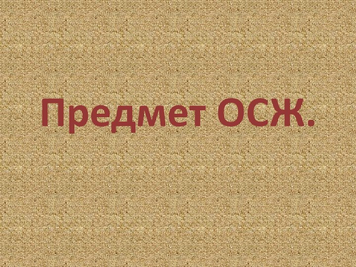 Презентация по ОСЖ на тему "Предмет ОСЖ" Учебники, Презентации и Подготовка к Экзаменам для Школьников на Klass-Uchebnik.com