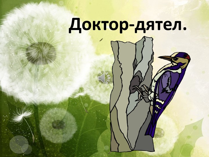 Презентация на тему "Дятел" Учебники, Презентации и Подготовка к Экзаменам для Школьников на Klass-Uchebnik.com