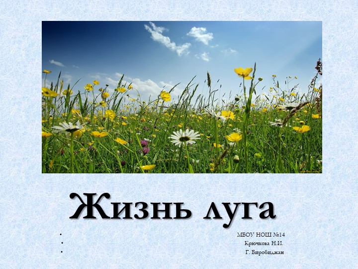 Презентация по окружающему миру на тему "Жизнь луга" (3 класс) Учебники, Презентации и Подготовка к Экзаменам для Школьников на Klass-Uchebnik.com