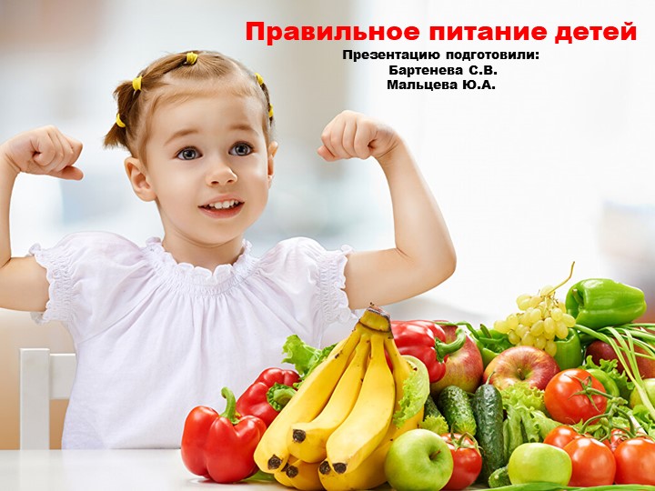 Консультация для родителей "Правильное питание" Учебники, Презентации и Подготовка к Экзаменам для Школьников на Klass-Uchebnik.com