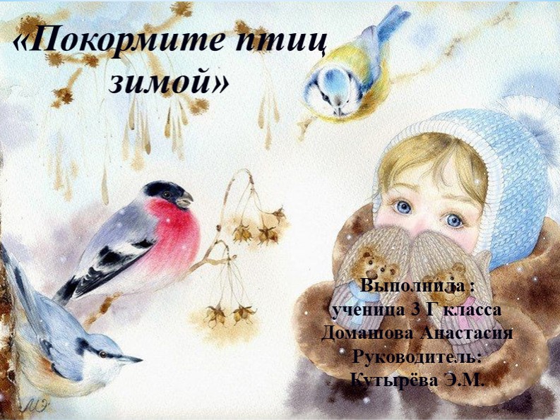 Презентация "Зимующие птицы Башкортостана" Учебники, Презентации и Подготовка к Экзаменам для Школьников на Klass-Uchebnik.com