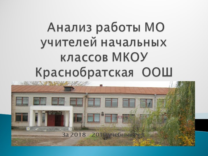 Презентация "Анализ работы МО учителей начальных классов" Учебники, Презентации и Подготовка к Экзаменам для Школьников на Klass-Uchebnik.com