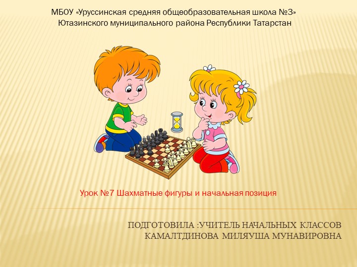 Презентация к внеурочному занятию "Шахматные фигуры" Учебники, Презентации и Подготовка к Экзаменам для Школьников на Klass-Uchebnik.com