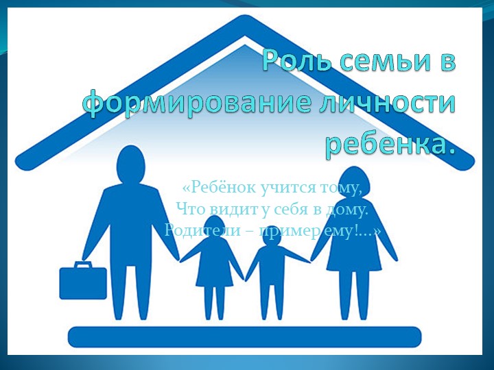 Презентация родительского собрание на тему "Роль семьи в формировании личности ребенка" Учебники, Презентации и Подготовка к Экзаменам для Школьников на Klass-Uchebnik.com