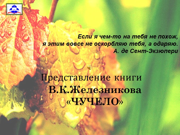 Презентация книги Железникова В. "Чучело" Учебники, Презентации и Подготовка к Экзаменам для Школьников на Klass-Uchebnik.com