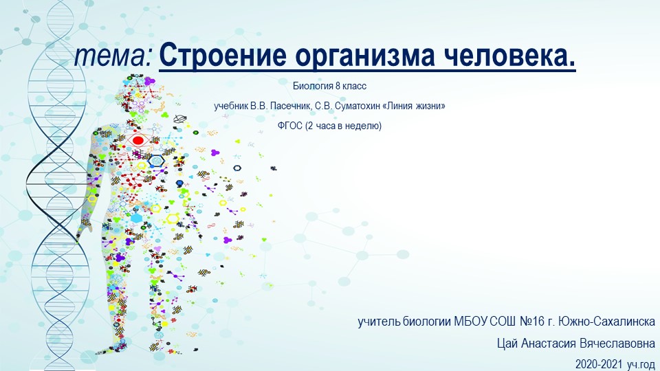 Презентация по биологии на тему "Строение организма человека" (8 класс) Учебники, Презентации и Подготовка к Экзаменам для Школьников на Klass-Uchebnik.com