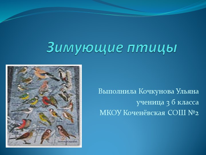 Презентация к уроку окружающий мир "Зимующие птицы" Учебники, Презентации и Подготовка к Экзаменам для Школьников на Klass-Uchebnik.com