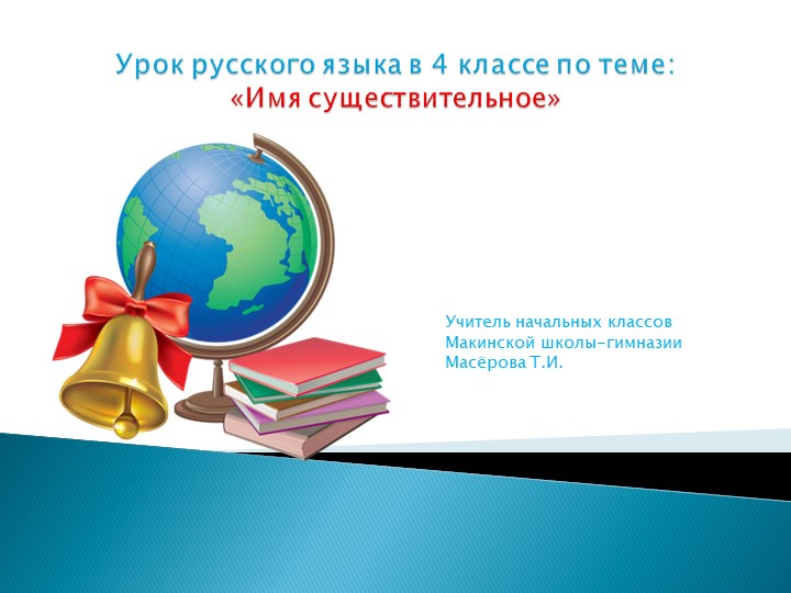 Презентация "Имя Существительное" 4 класс Учебники, Презентации и Подготовка к Экзаменам для Школьников на Klass-Uchebnik.com